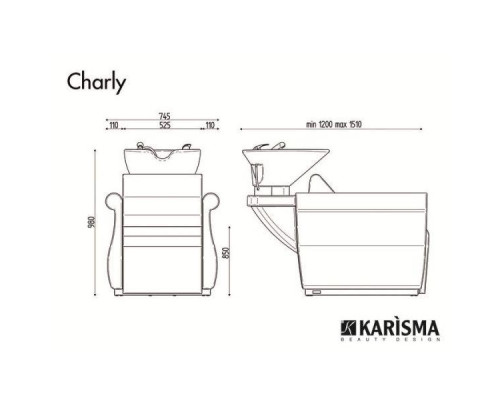 Мойка парикмахерская CHARLY RELAX